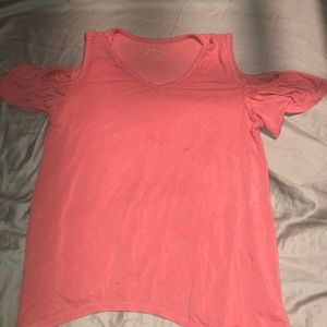 cold shoulder cut out top